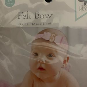 Adorable felt bow